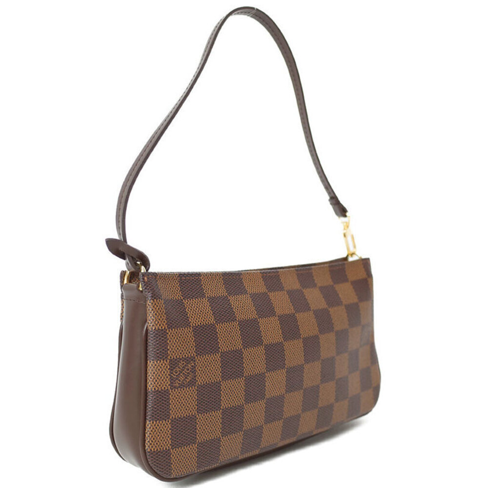 Louis Vuitton Navona Brown Damier Pouch Accessory Ebene